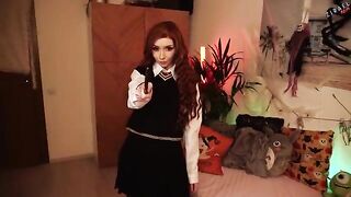 Hermione Granger gets fucked after lesson with Professor