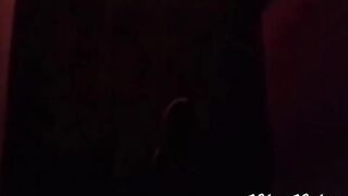 Deepthroat blowjob with a scary twist for a Halloween treat