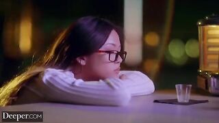 Deeper. Anton’s intense session with petite beauty Lulu Chu ends in passion