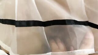 Schoolgirl Cosplay Amateur Fena Gets Her Hands and Feet Used For Sex