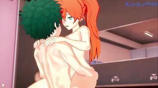 Izuku Midoriya and His Quirk Partner Have a Secret Relationship - My Hero Academia Hentai