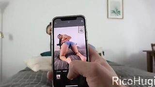 My stepsister is a cock sucking pro, even on the phone with her boyfriend