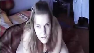 A fat woman was caught in a compromising act by a hidden camera