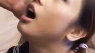 Innovative Chinese woman receives special treatment from a white uncle wearing white stockings