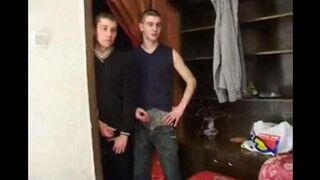 A hot grandma has sex with her grandson and his friends