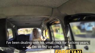 The bride met a taxi driver and changed her clothes
