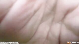 The blond girl was fucked on the road and in her ass