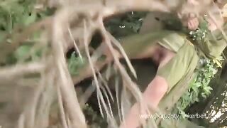 A peasant woman gets fucked by a prince of thieves outdoors