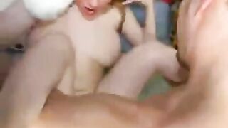 Young Russian slut Lena with huge boobs getting fucked