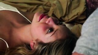The husband gently fucked his sleeping wife