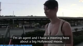 Girls are ready to do anything for money, even to have sex outdoors