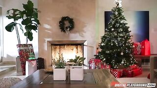 A man received a gift from a mysterious woman on Christmas morning