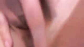 Russian girl with gentle tits plays on a webcam with toys