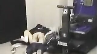 He took out his dick and fucked girlfriend in her ass