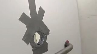 A man fucked sexy girl in the toilet of the night club