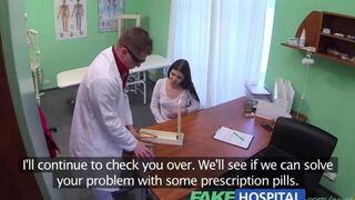 A girl was examined by a doctor and had sex with him