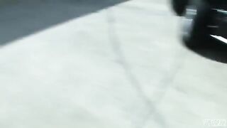 Blonde beauty Blair Summers gets banged on the parking lot in public