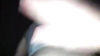The husband watched as a man with his wife in POV style