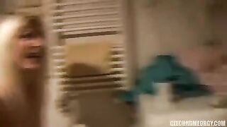 Group sex with hot sluts in a wild amateur swingers party