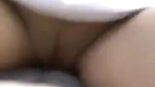 The girl got her pussy filled with a member's juice outdoors