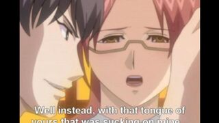 Hentai with the girl of the maid and the owner's son, part 1