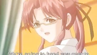 Hentai with the girl of the maid and the owner's son, part 1