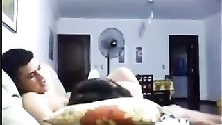Evening intimacy on the couch, just like every day