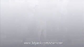 Babe anime fucked by two strong monsters