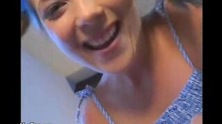 The man called a babysitter with small boobs and sexy ass