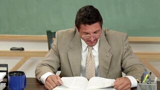 The student got a good mark thanks to the teacher's intense encounter