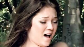 Two girls are fucking in the park during a picnic, enjoying passionate pussy licking
