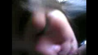 The Chinese girl carefully sucks her brother's broken dick in this intense POV scene