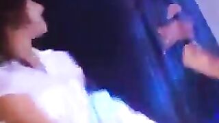 Bunch of wet pussies in the night club party