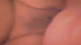 A mature woman woke up on the bed and started seducing her son