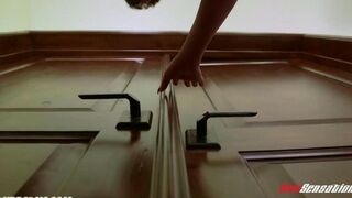 The guy fucks a daughter, who has no boyfriend and no sex