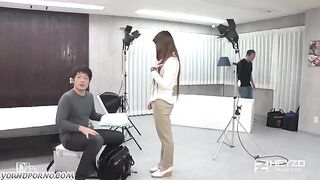 Japanese girl at the casting, eporn style