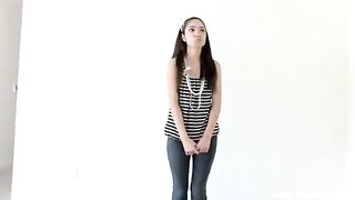 A beautiful virgin has sex for the first time in her life