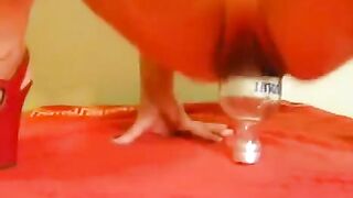 Bottles and dildos are not a substitute for a real dick