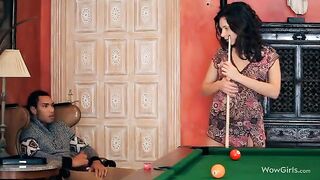 The guy made a cunnilingus on the beautiful pussy of a girl