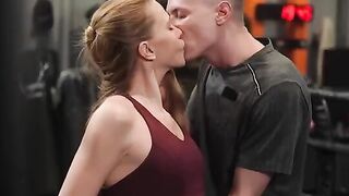 The guy continues to experience anal with a natural redhead