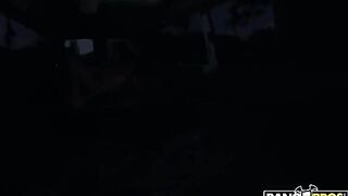Gorgeous brunette pornstar with big tits gets fucked in the car xxx