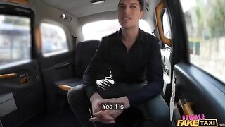 A girl is a taxi driver in an alternate universe, and she will fuck her passenger