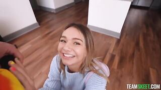 A hot woman is saying: Come and fuck me deeper
