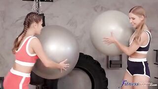 Sweet pussy licking between two passionate lesbians