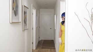 A cute girl got a dick in her pussy after gussying up