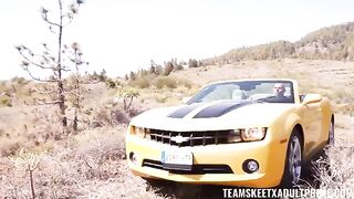 A story about sex with the mafia, outdoor setting, and a car