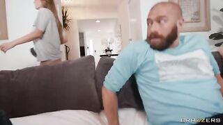 A man’s girlfriend creampied by a friend in cowgirl pose
