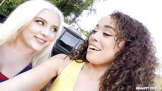 I saw two hot girls on the street and fucked them both