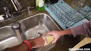 A man came home to his wife and was rewarded with sex