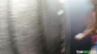 A man was walking around with his cock hanging out